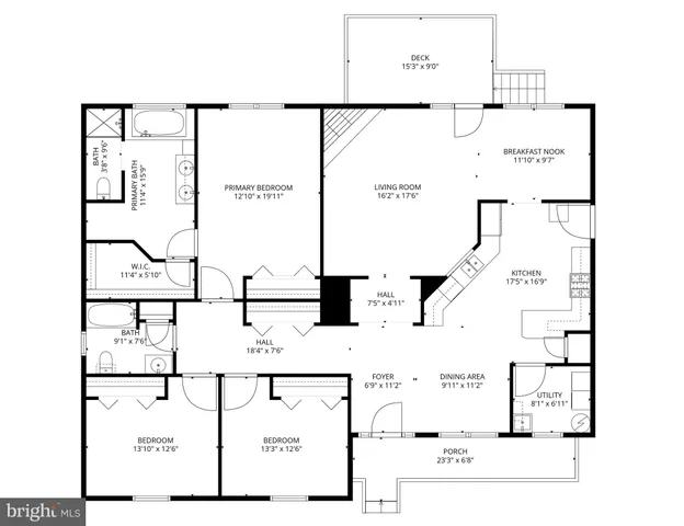 a picture of a bathroom with a picture of a wall