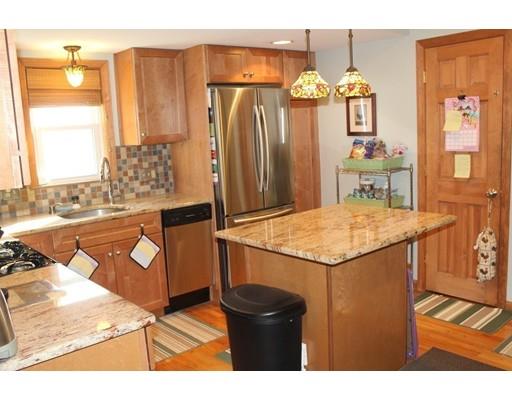 46 Manatee Road Weymouth, MA 02189 - Photo 14 of 29 a bathroom with a granite countertop sink and a mirror