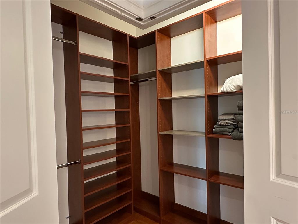1350 Main Street, Unit 1401 Sarasota, FL 34236 - Photo 25 of 69 a view of an empty walk in closet