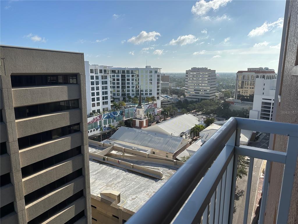 1350 Main Street, Unit 1401 Sarasota, FL 34236 - Photo 27 of 69 a view of a balcony with city view