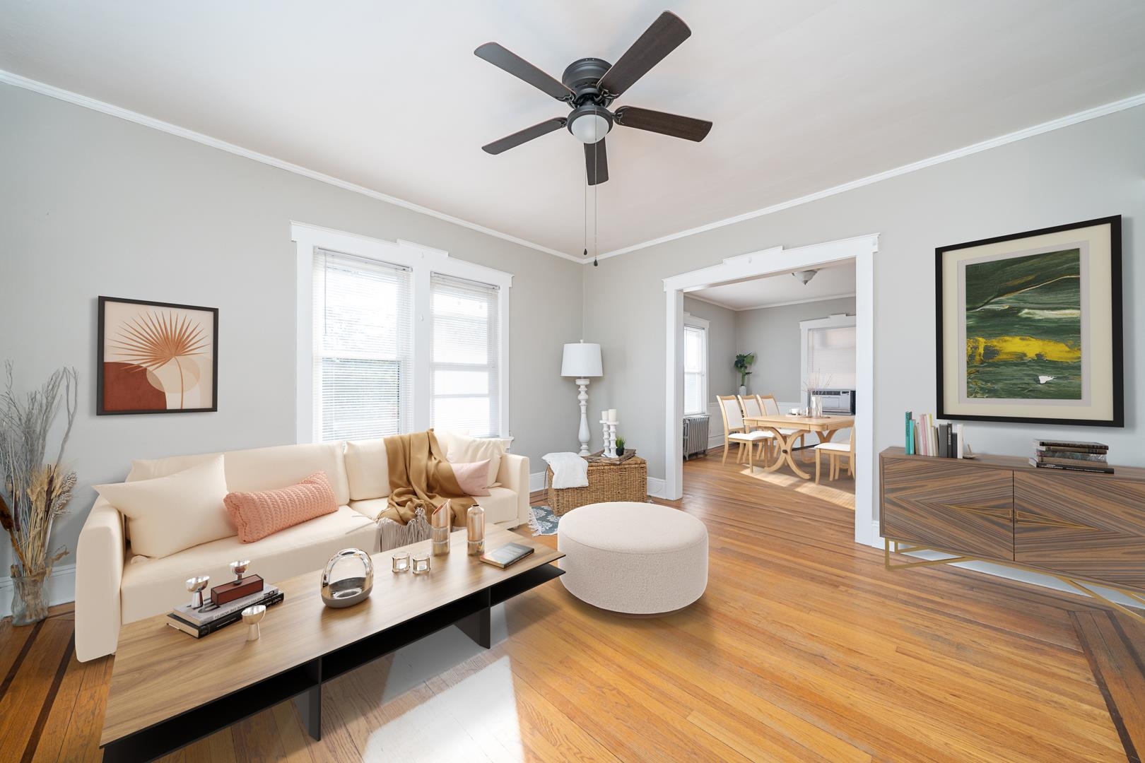 168 West Passaic Street, Unit 2 Maywood, NJ 07607 - Photo 5 of 22 a living room with furniture and wooden floor