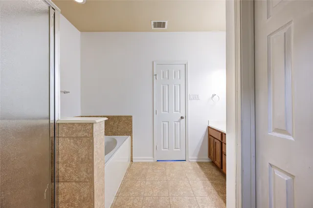 a view of hallway with stairs