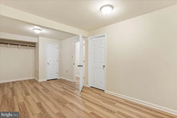 wooden floor in a room