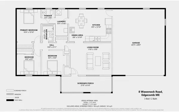 $299,000 | 8 Wawenock Road, Edgecomb, ME 04556