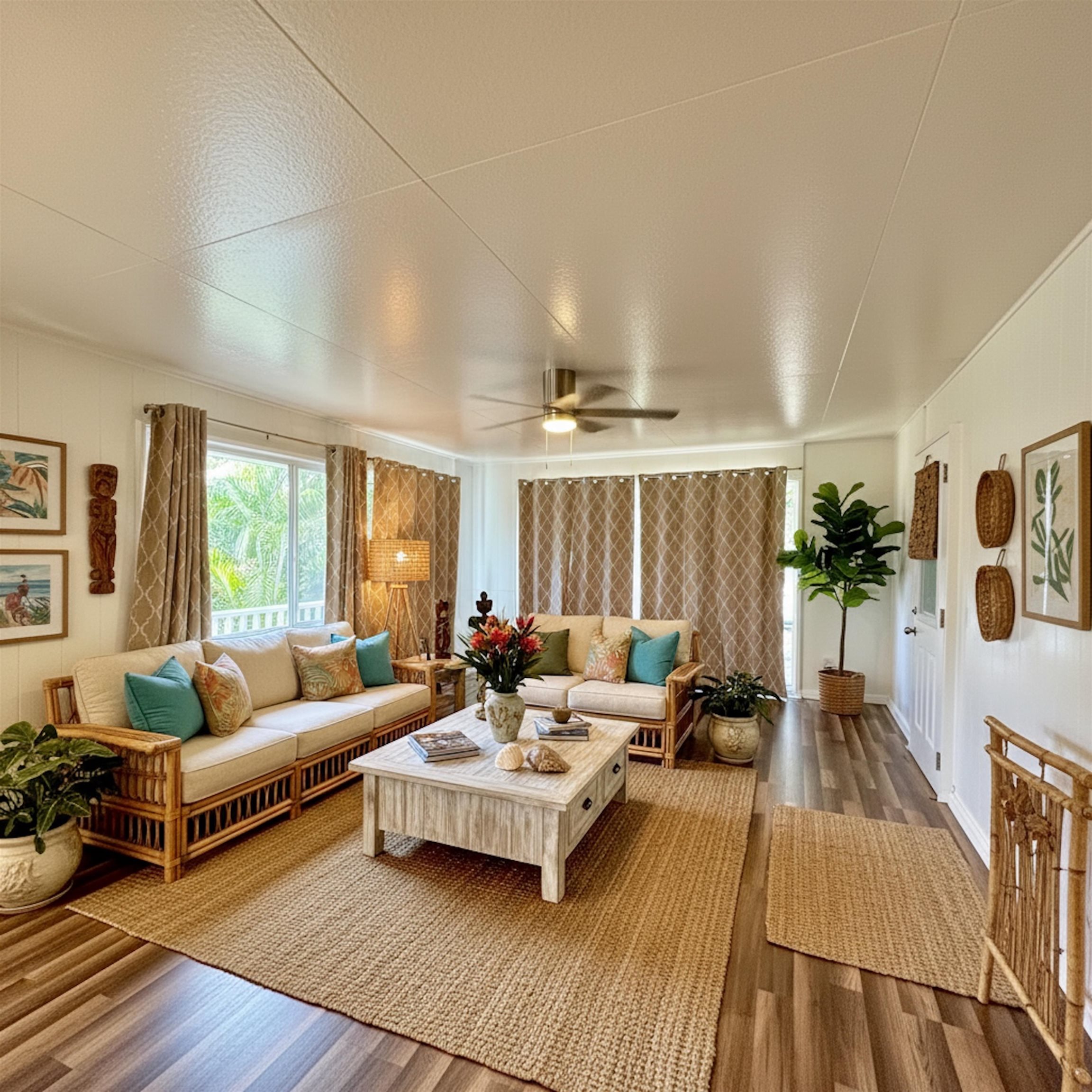 95 Ohukai Road Kihei, HI 96753 - Photo 4 of 41 House #2 Living Area Virtually Staged