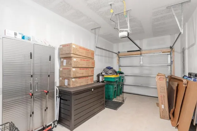 a view of storage and utility room