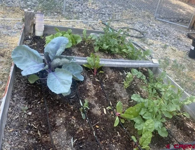 a backyard of a house with outdoor seating