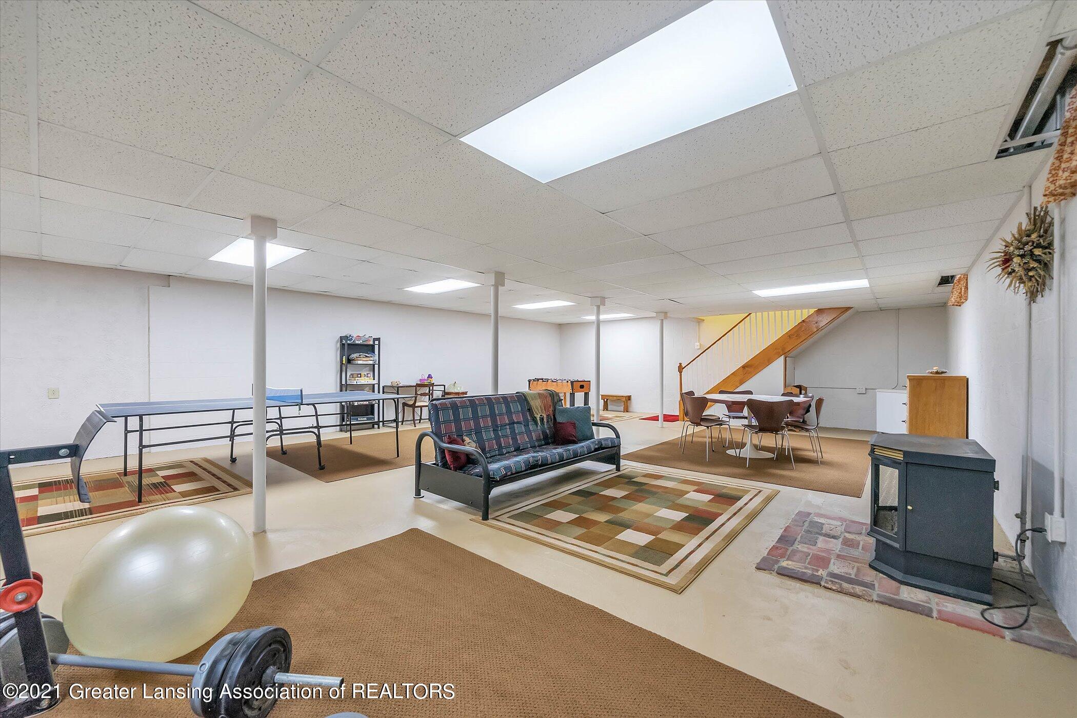 4483 West Britton Road Perry, MI 48872 - Photo 31 of 45 LOWER LEVEL Recreation Room