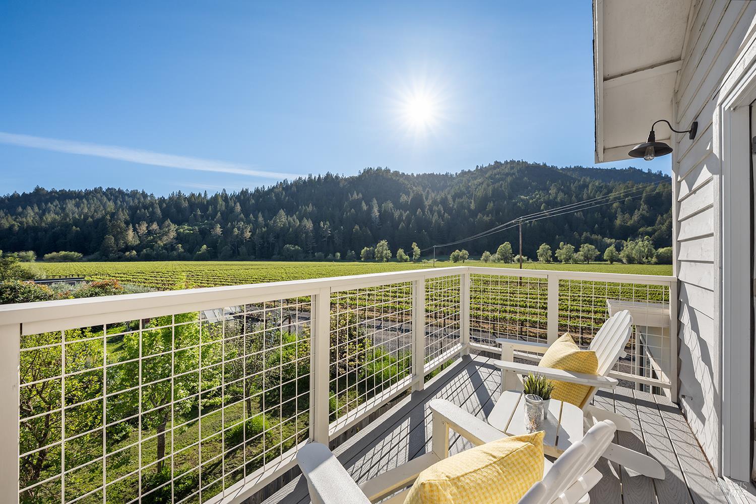 16530 Laughlin Road Guerneville, CA 95446 - Photo 6 of 57 Private deck bathed in morning light perfect for that first coffee