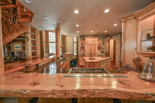 a very nice looking room with a large window