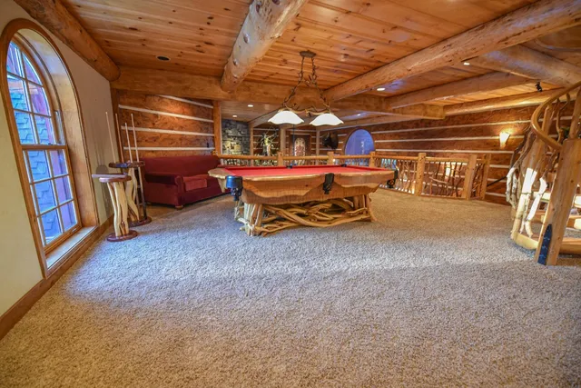 a view of a room with music instruments