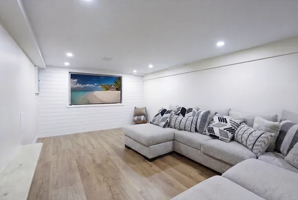 a living room with a couch