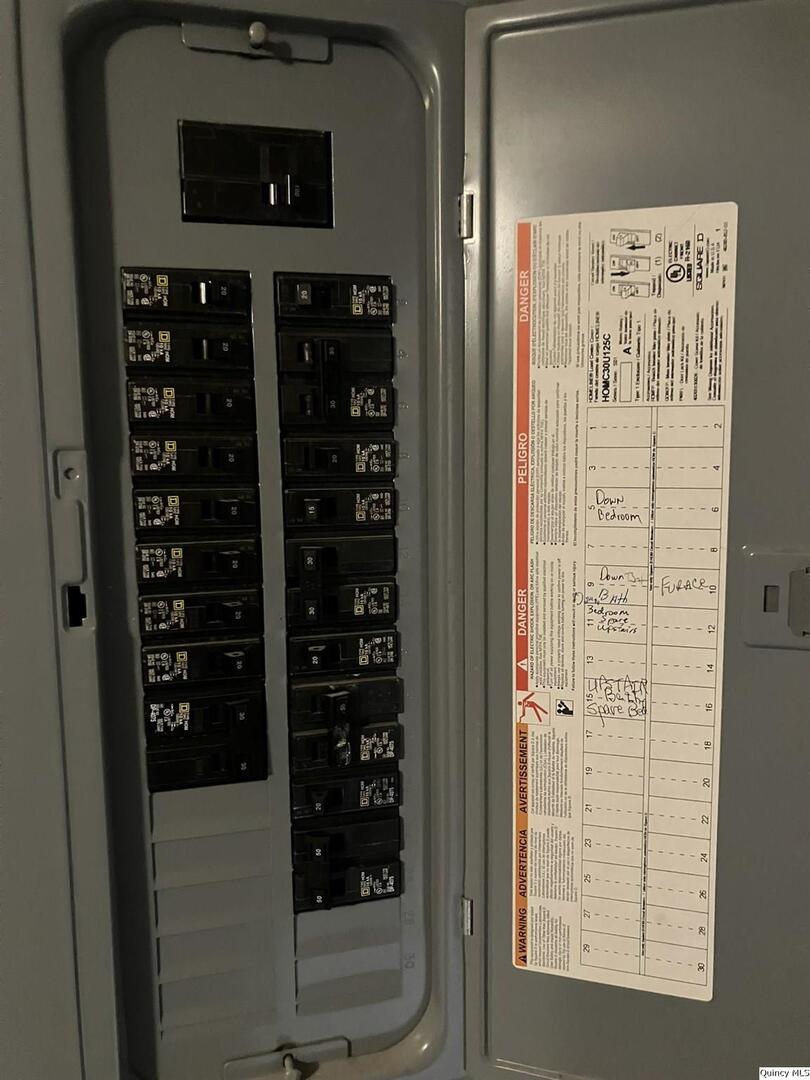 2525 Larch Road Quincy, IL 62301 - Photo 19 of 21 a close up view of electric board