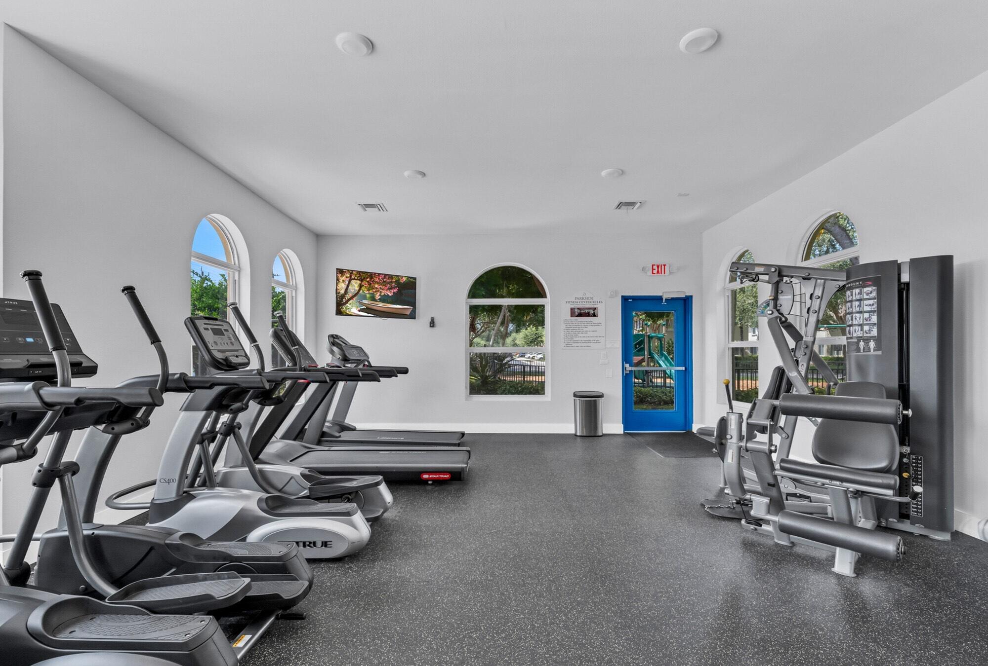 3187 North Oasis Drive Boynton Beach, FL 33426 - Photo 37 of 41 a view of a room with gym equipment