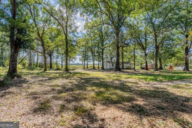 a view of outdoor space with trees