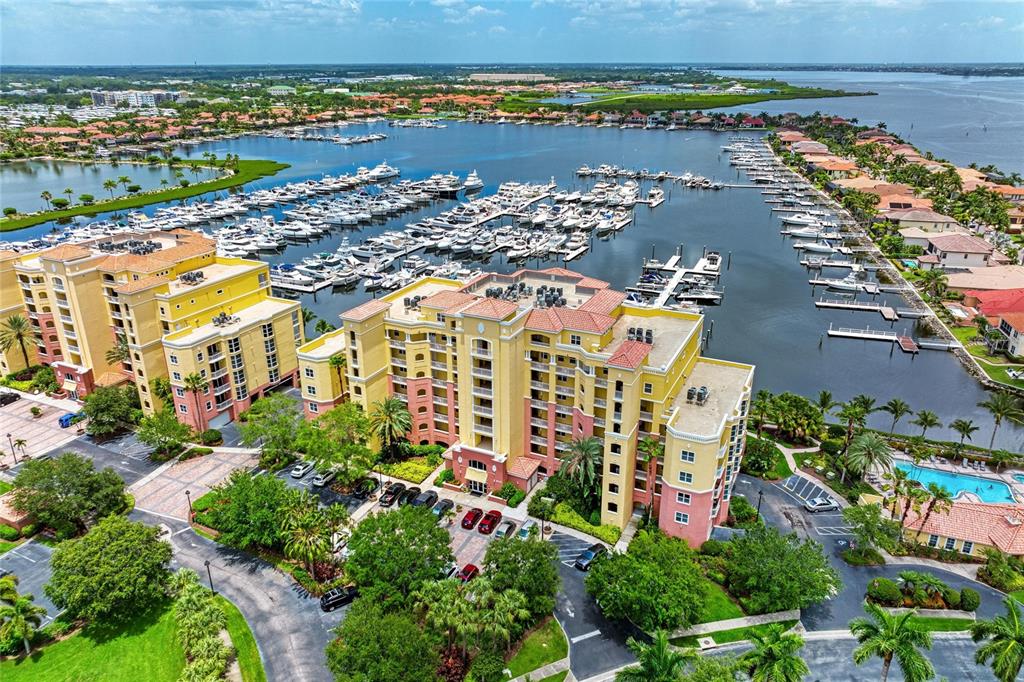 610 Riviera Dunes Way, Unit 406 Palmetto, FL 34221 - Photo 4 of 49 a view of a city and an ocean view