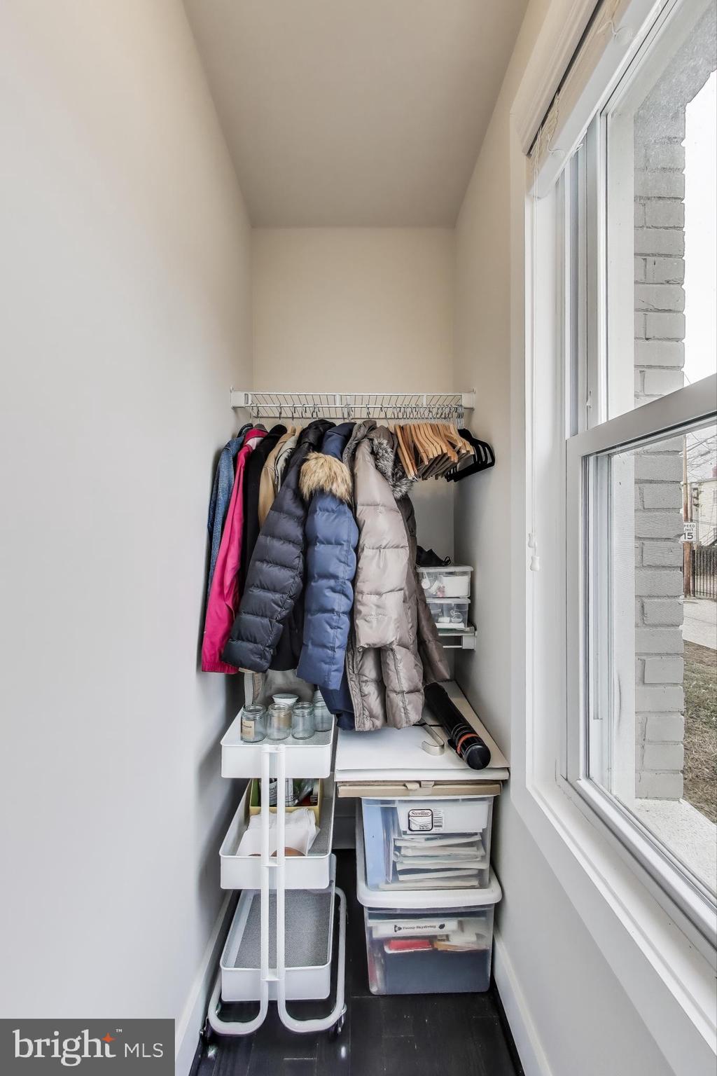 426 18th Street Northeast, Unit 2 Washington, DC 20002 - Photo 13 of 20 a view of walk in closet with clothes and shoes