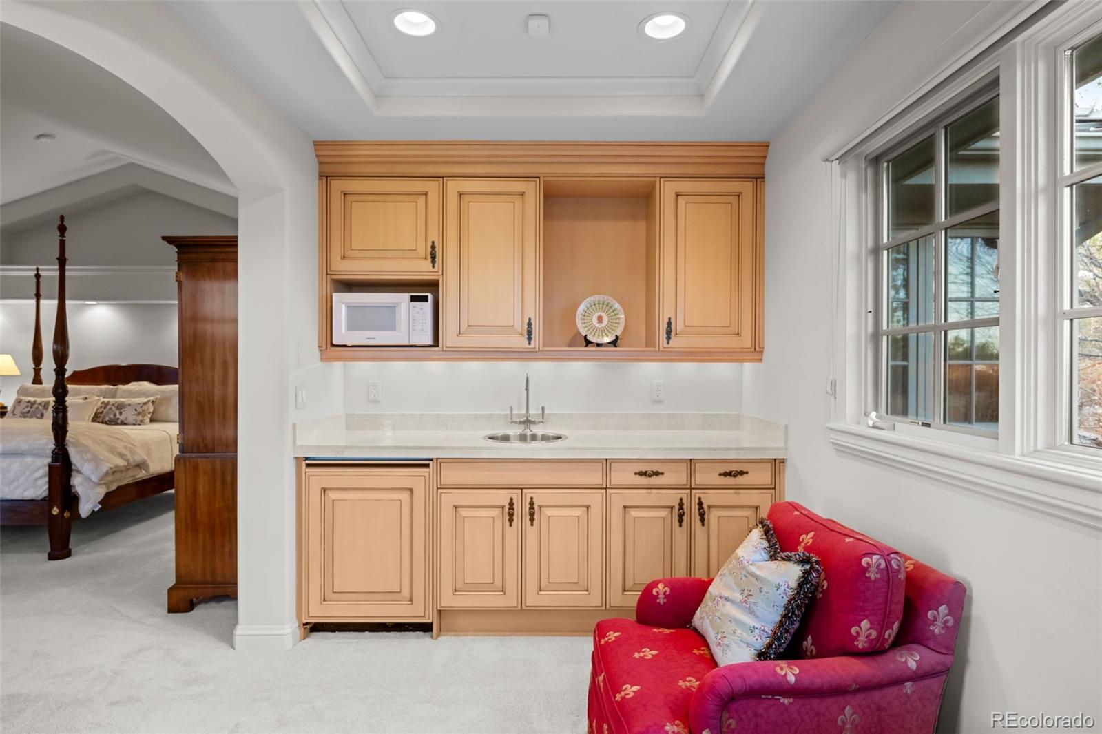 5 Redhawk Run Cherry Hills Village, CO 80113 - Photo 17 of 35 a kitchen with granite countertop a sink and dishwasher