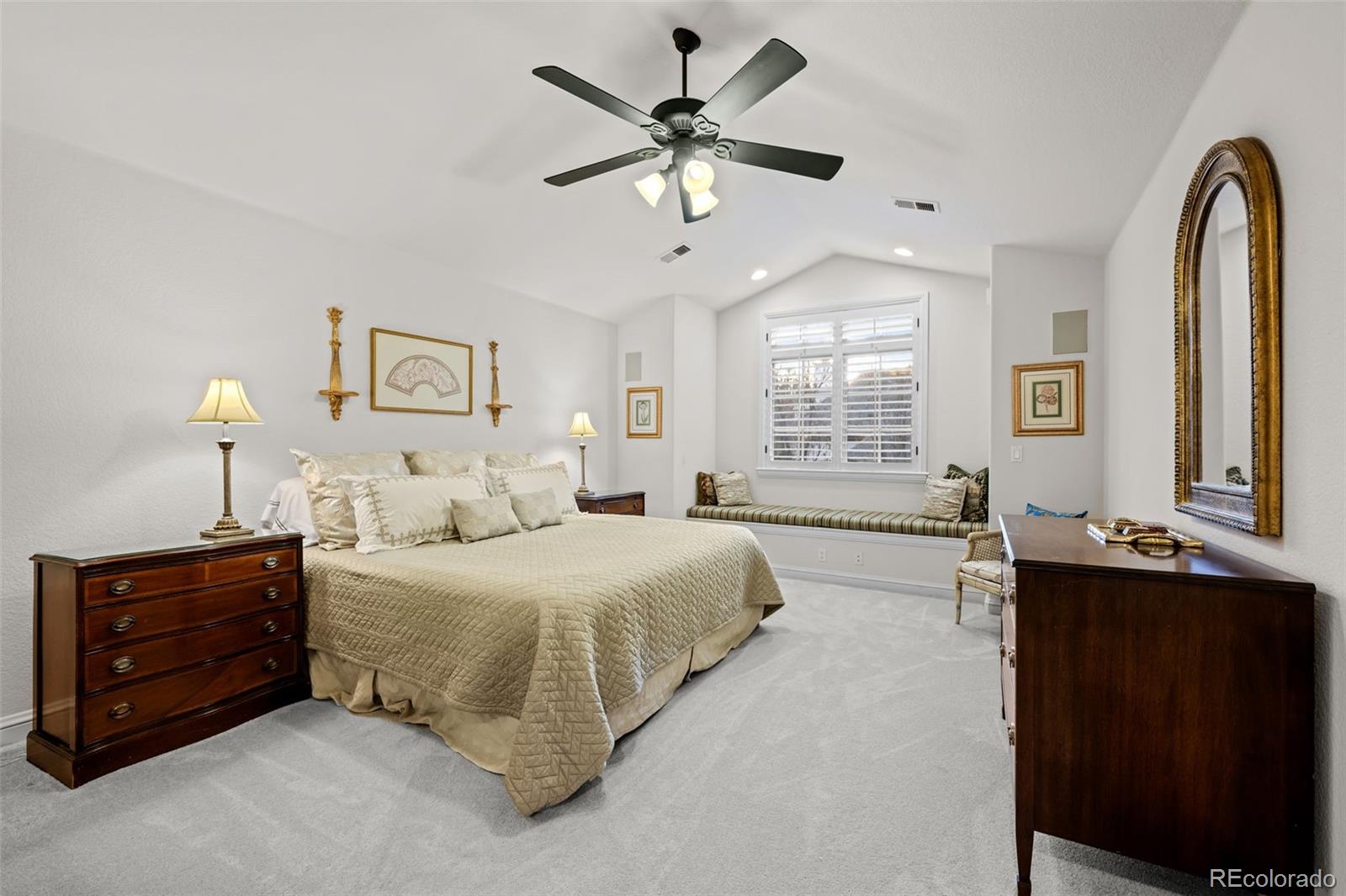 5 Redhawk Run Cherry Hills Village, CO 80113 - Photo 20 of 35 a bedroom with bed and window