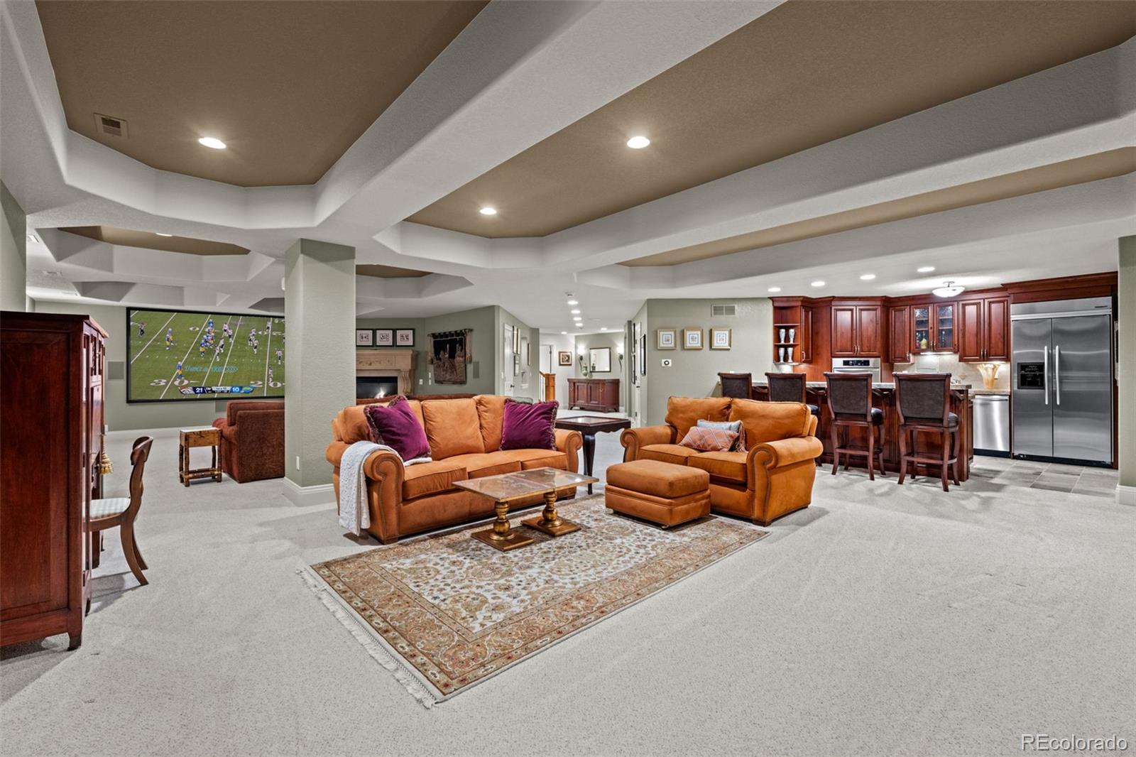 5 Redhawk Run Cherry Hills Village, CO 80113 - Photo 24 of 35 a living room with furniture and a large window