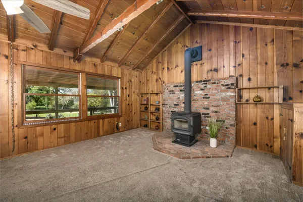 a view of a storage room