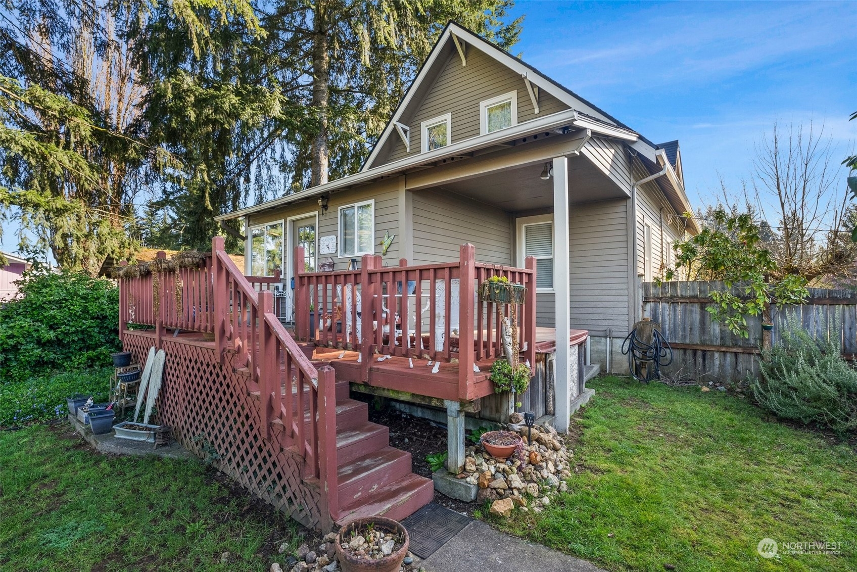 809 Long Road Centralia, WA 98531 - Photo 25 of 37 a view of a house with a yard and furniture