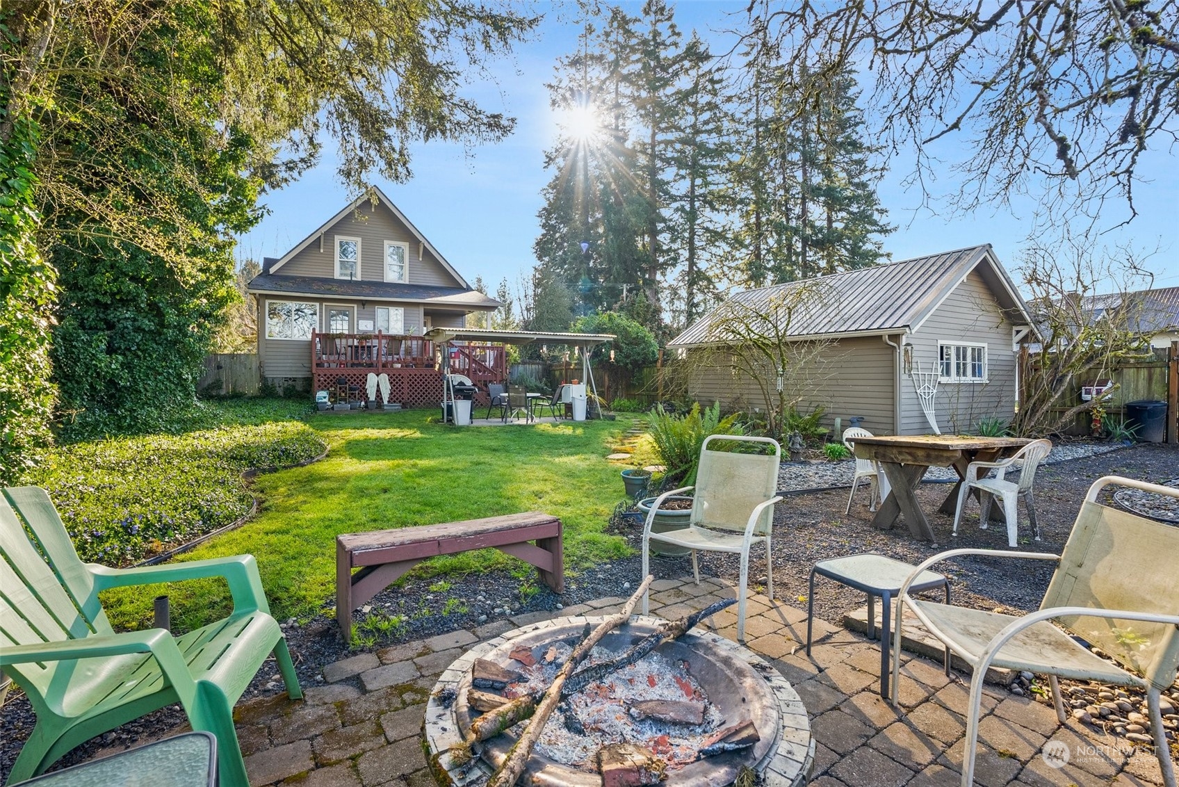 809 Long Road Centralia, WA 98531 - Photo 29 of 37 a view of a house with a yard porch and sitting area
