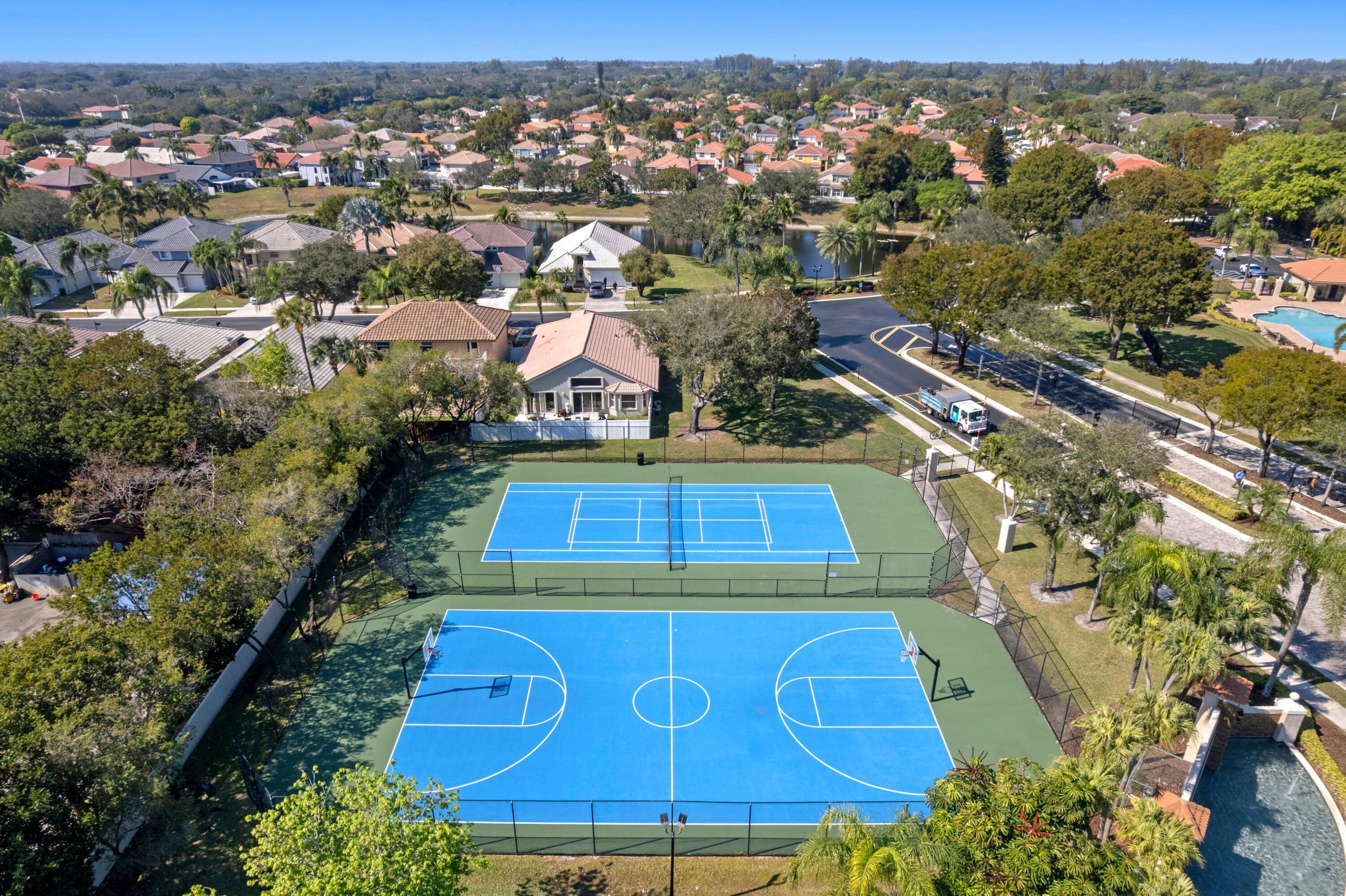 10217 Brookville Lane Boca Raton, FL 33428 - Photo 24 of 44 Tennis & Basketball