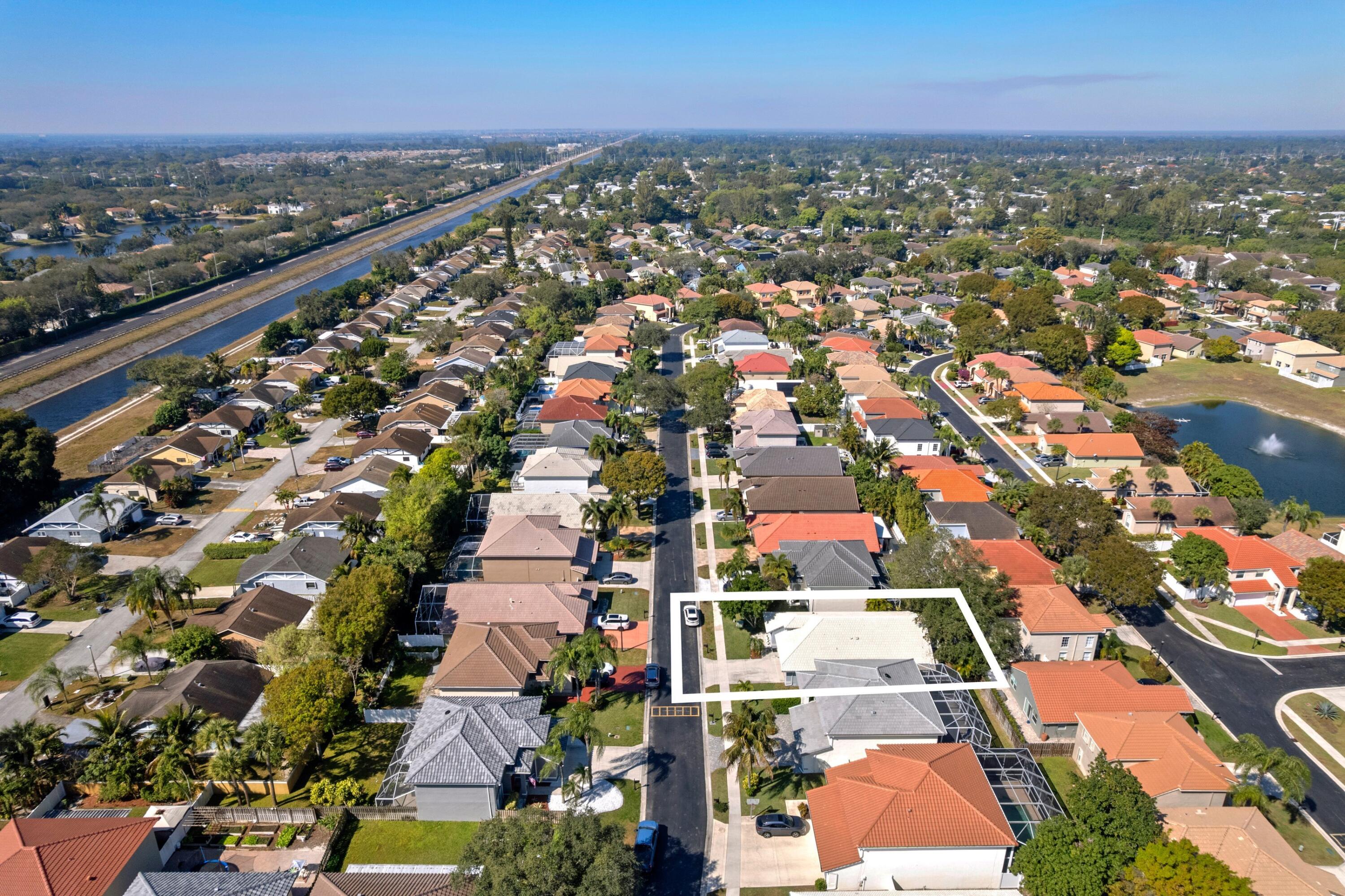 10217 Brookville Lane Boca Raton, FL 33428 - Photo 28 of 44 Aerial Neighborhood View