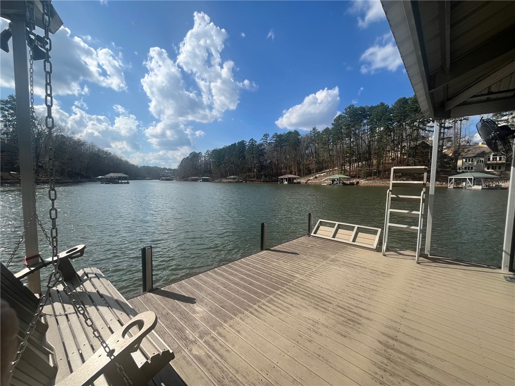 Lot 121 Harbor Ridge Road Seneca, SC 29672 - Photo 5 of 12 This tranquil waterfront dock offers direct access to the lake, perfect for leisure.