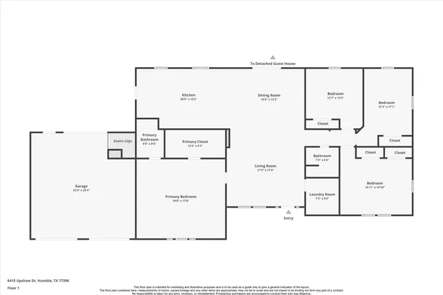 $589,000 | 6415 Upshaw Drive, Houston, TX 77396