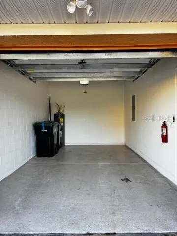 a view of a lake from a yard