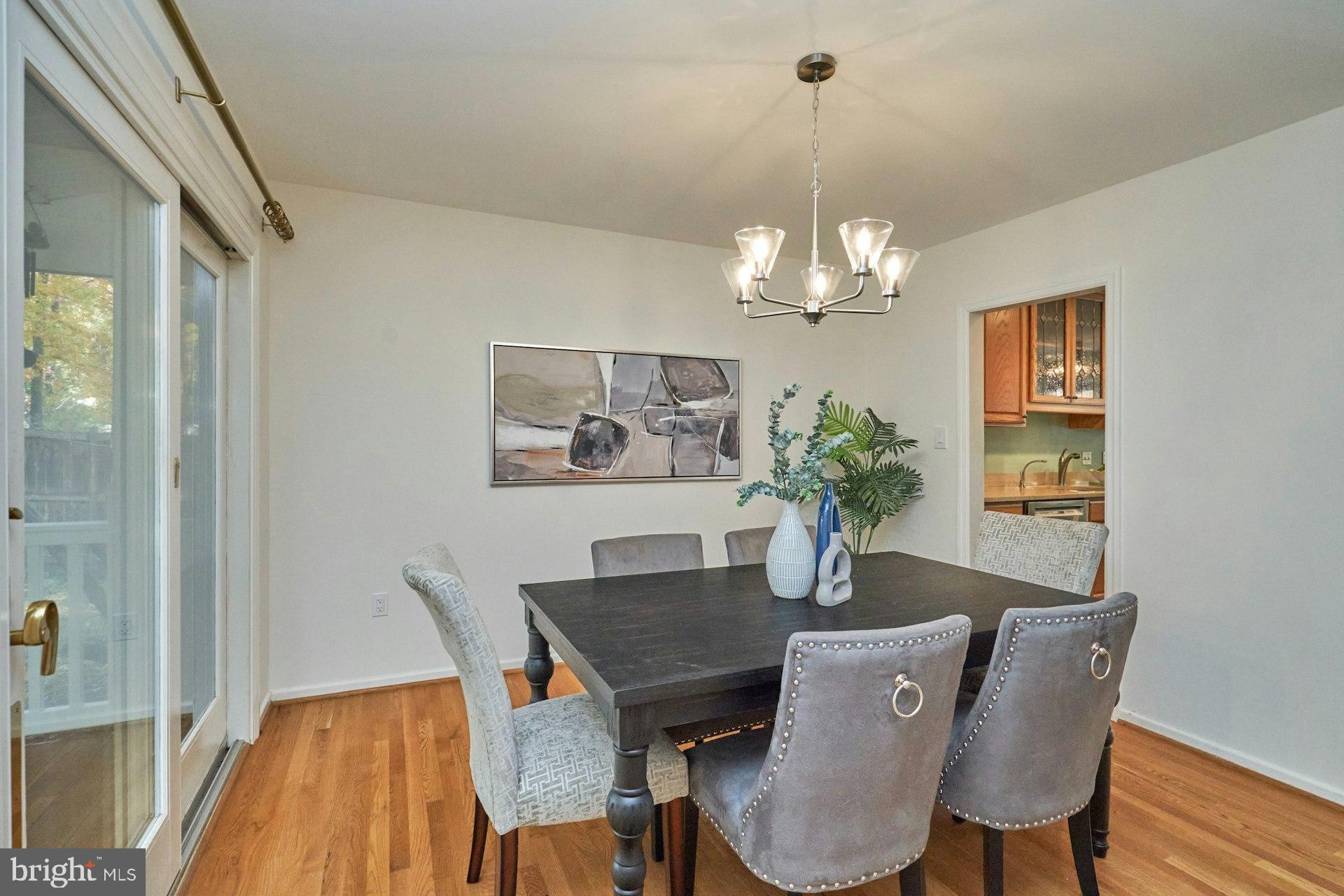 2002 Byrd Road Vienna, VA 22182 - Photo 11 of 48 Elegant dining space with natural light.