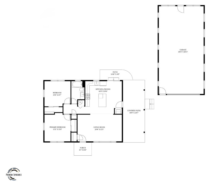 402 South Washington Street Saybrook, IL 61770 - Photo 24 of 24 a picture of a floor plan