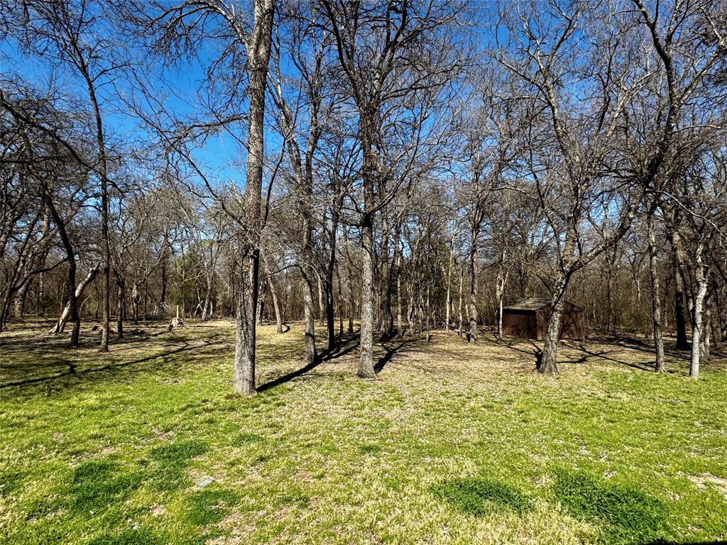 121 Rey Del Mar Circle Weatherford, TX 76085 - Photo 24 of 29 a backyard of a house with lots of green space and trampoline