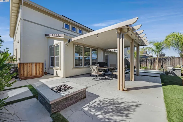 a outdoor space with furniture