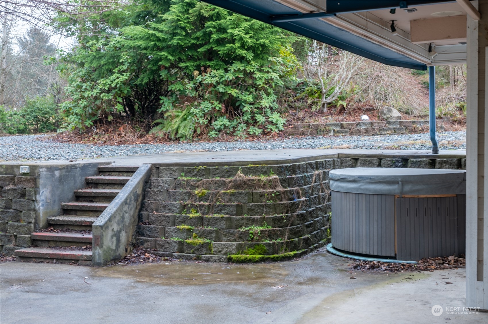 1848 Kelly Road Bellingham, WA 98226 - Photo 34 of 39 a view of a porch with a table and chairs
