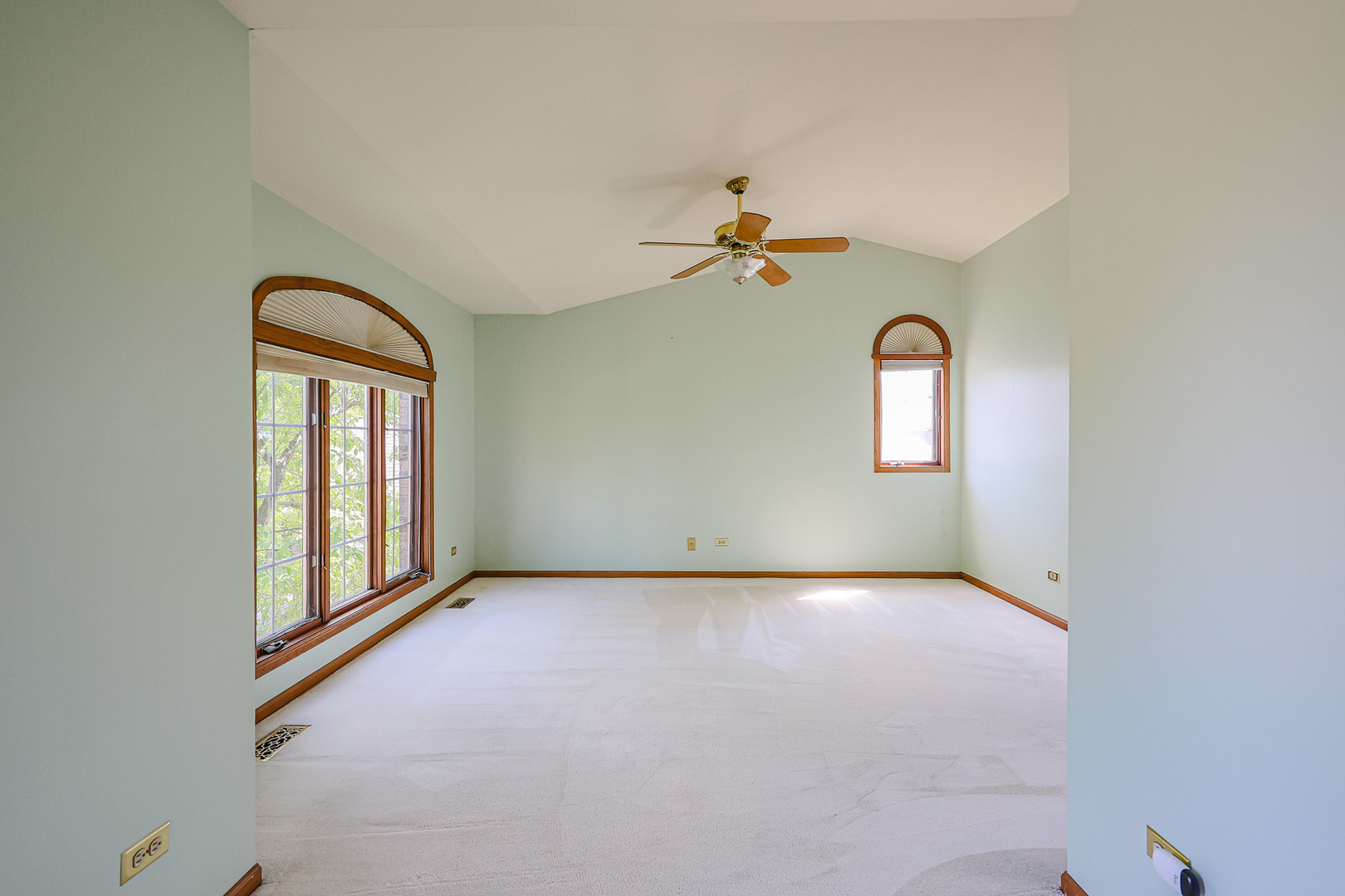 629 Dogleg Lane Bartlett, IL 60103 - Photo 17 of 37 an empty room with windows and ceiling fan
