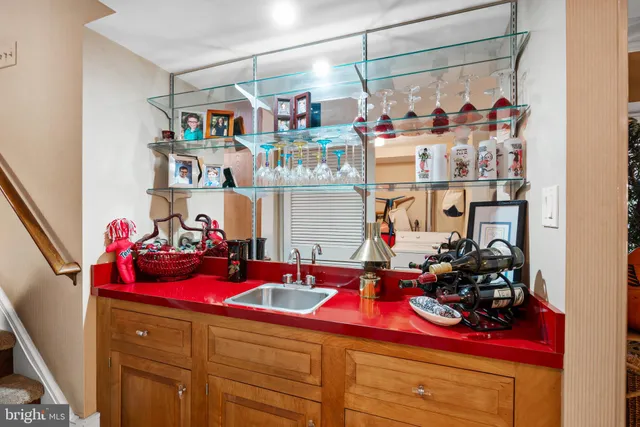 a room with storage and utility