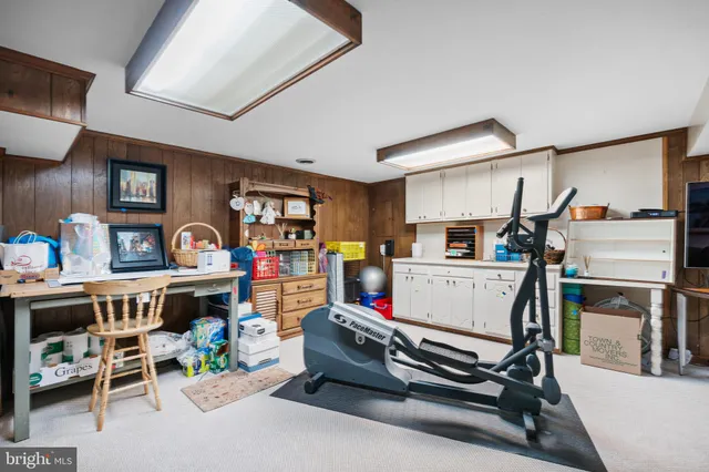 a room with storage and utility