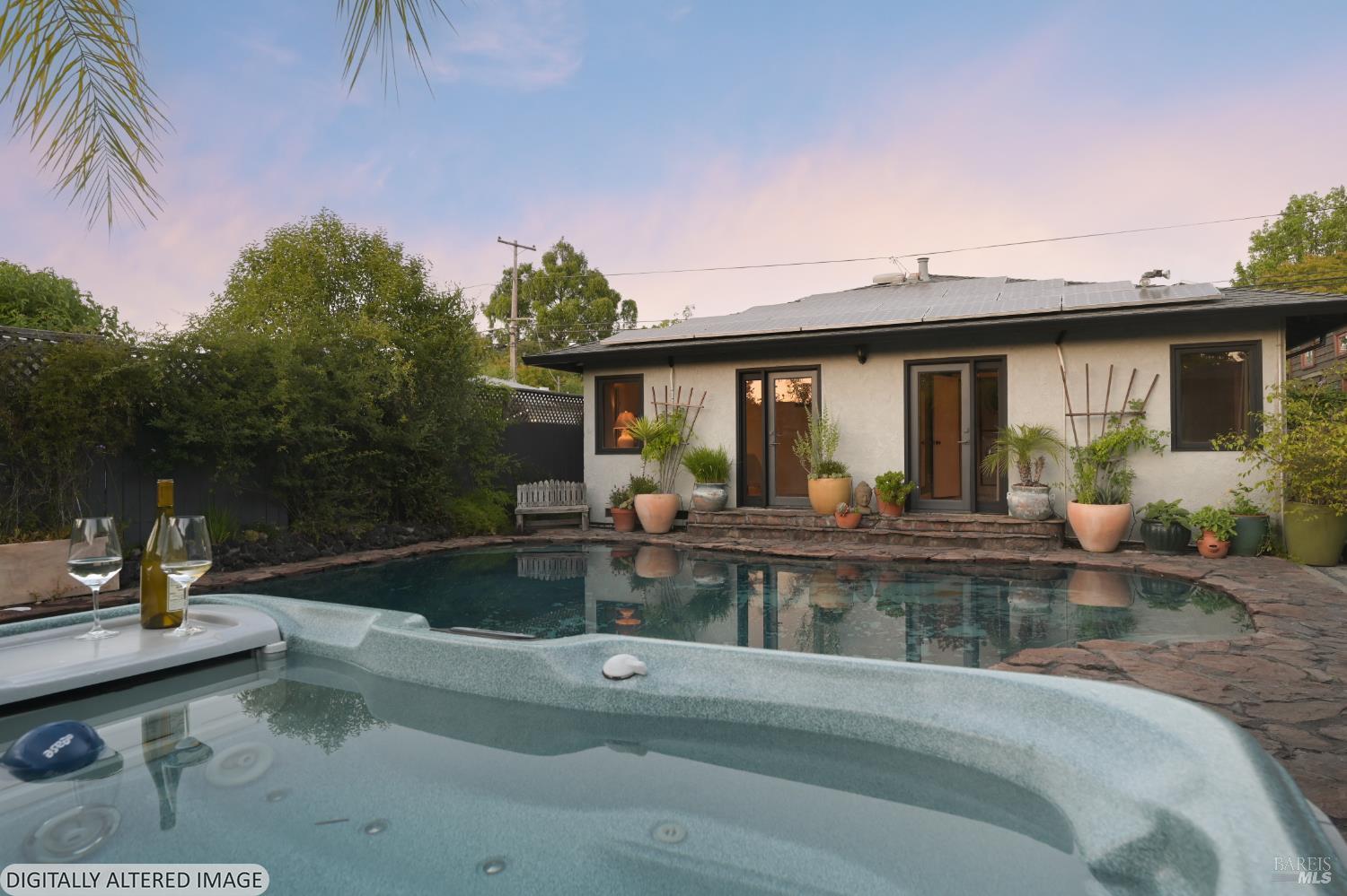 2111 Humboldt Street Santa Rosa, CA 95404 - Photo 26 of 27 Enjoy the spa jets or a dip in the pool.