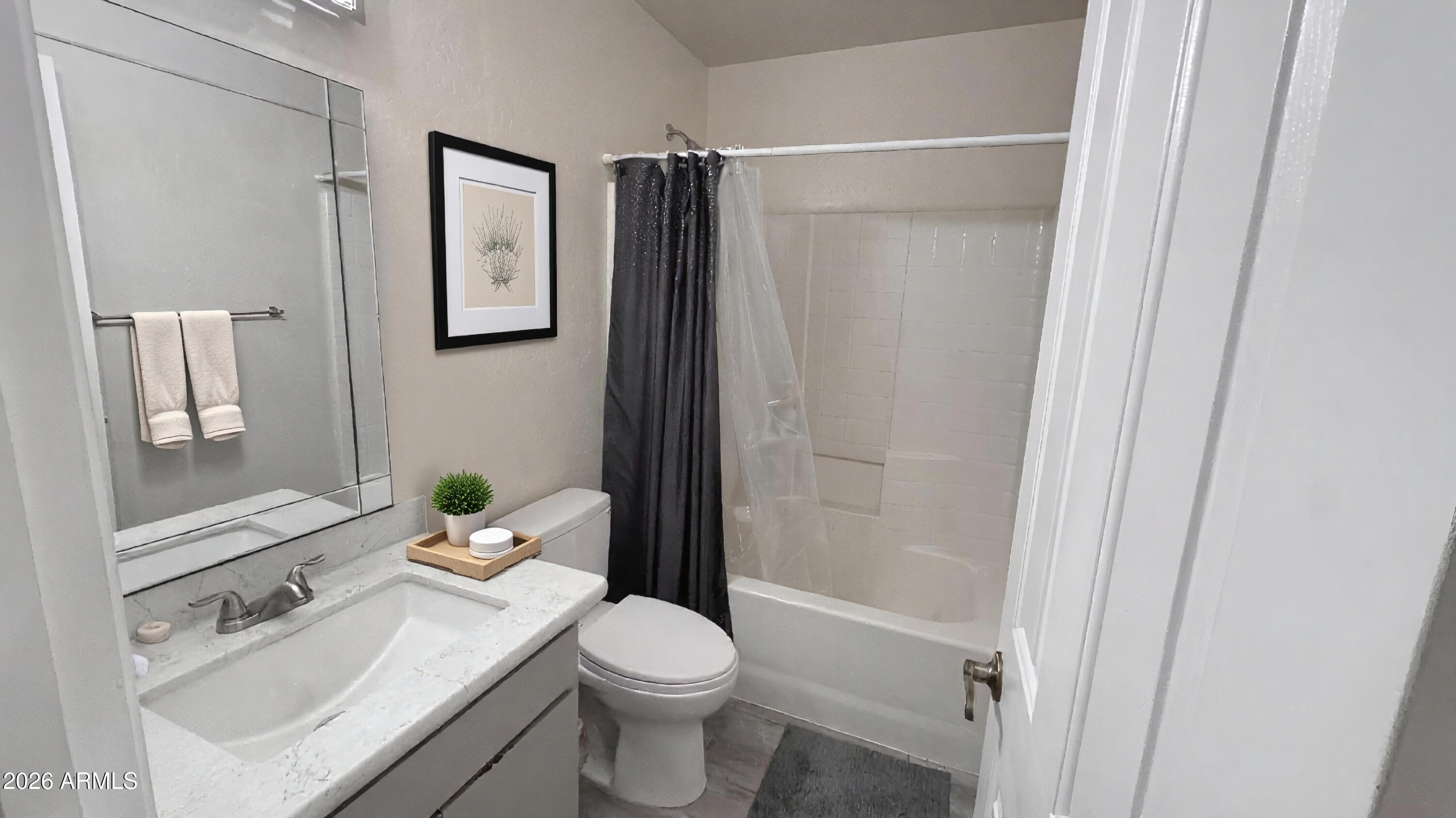 3640 North Prospectors Road Apache Junction, AZ 85119 - Photo 15 of 17 a bathroom with a sink toilet and shower