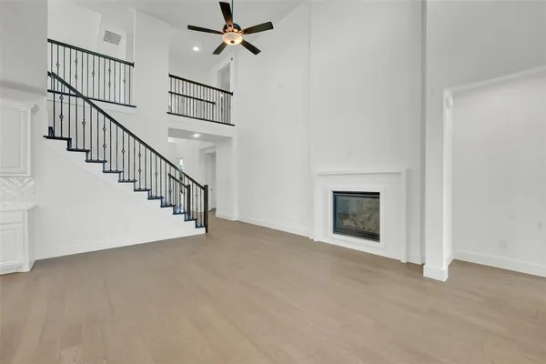 a view of a livingroom with a fireplace