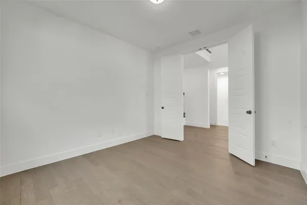 a view of an empty room