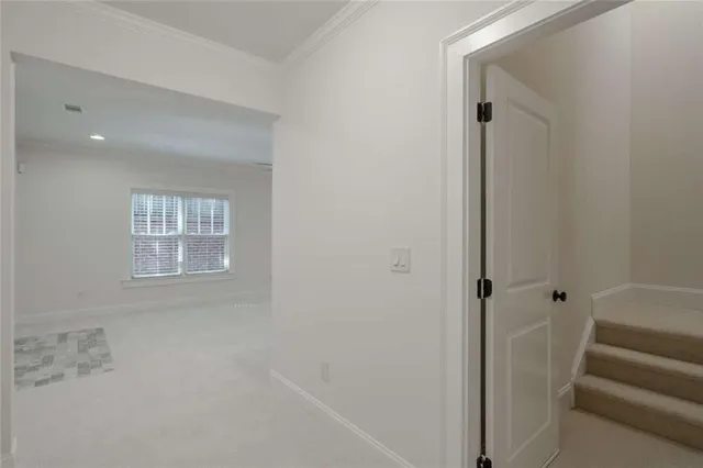 an aerial view of house with yard