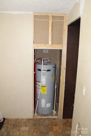 a view of a closet