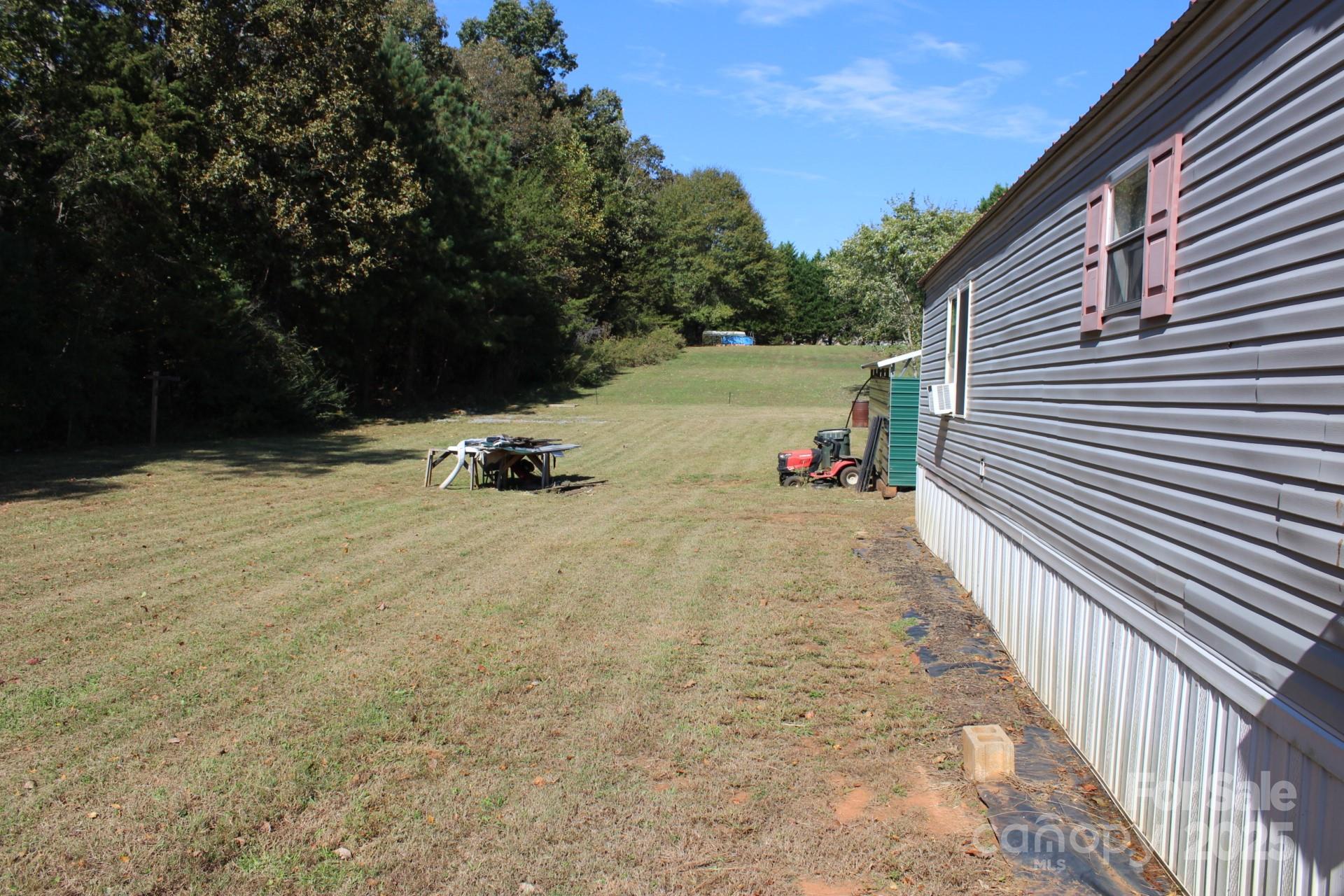 260 Buck Br Road Mill Spring, NC 28756 - Photo 31 of 32 a view of backyard with large trees