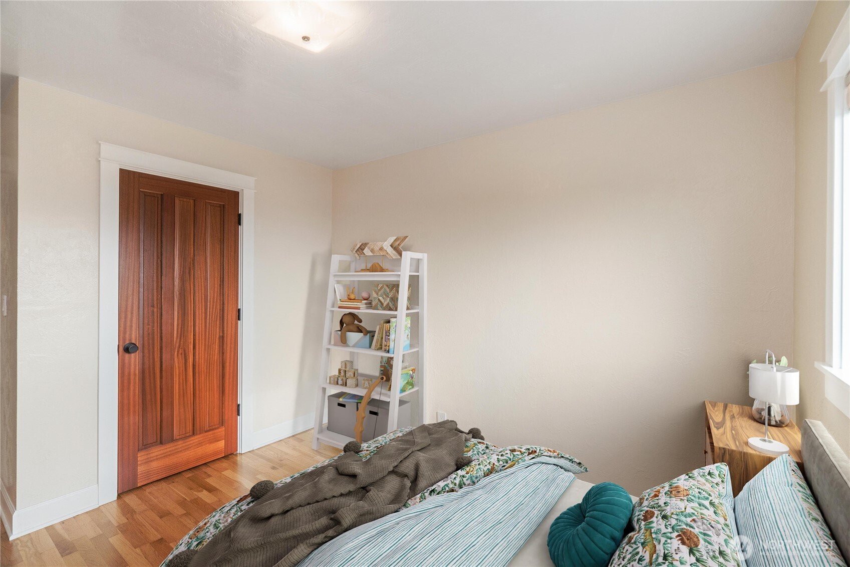 1233 Chilton Road Aberdeen, WA 98520 - Photo 12 of 40 a bedroom with a bed and a window