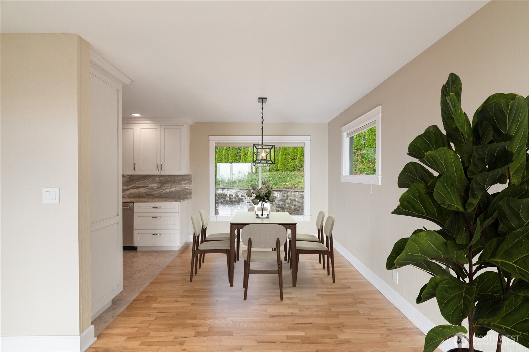 1233 Chilton Road Aberdeen, WA 98520 - Photo 6 of 40 a view of a dining room with furniture window and wooden floor