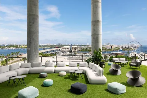 a outdoor living space with furniture and garden view